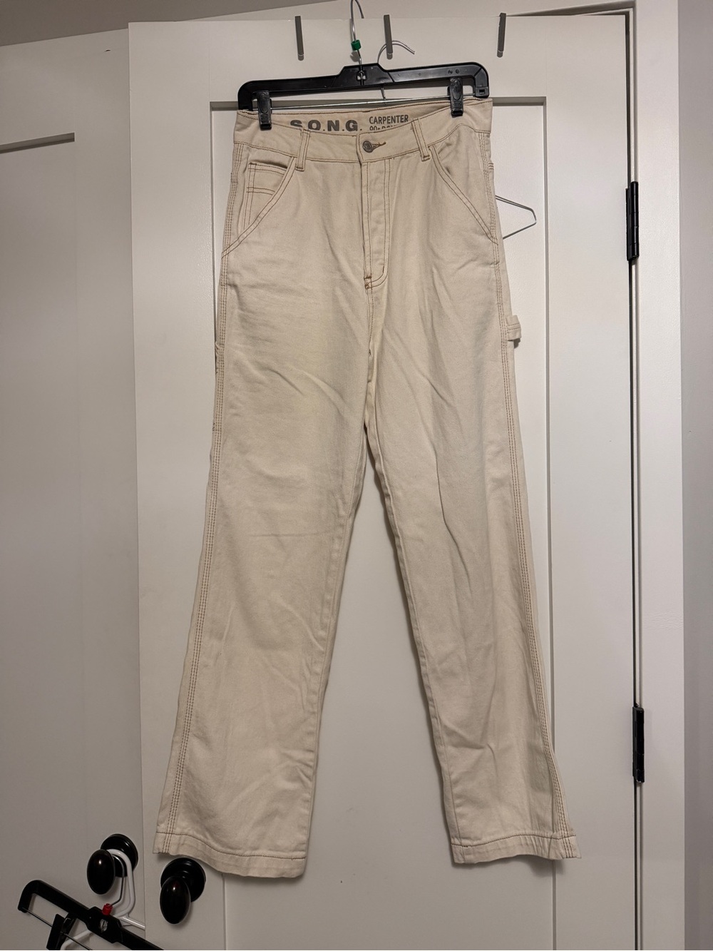 Ecru Carpenter Jeans size 27 - Picture 2 of 3